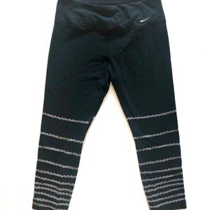 Nike Leggings, Dri-Fit, Size Large, Black